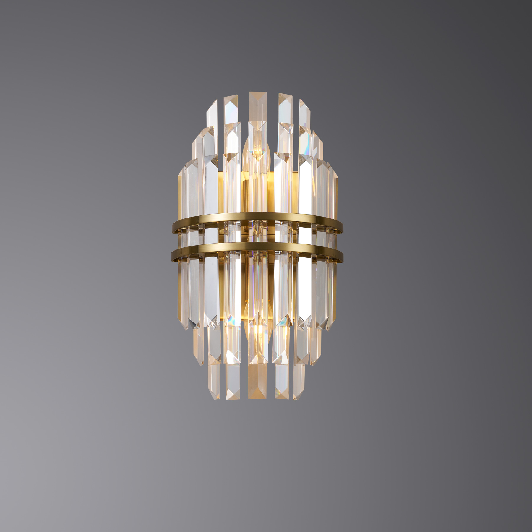 Бра 5550/2W Brushed brass