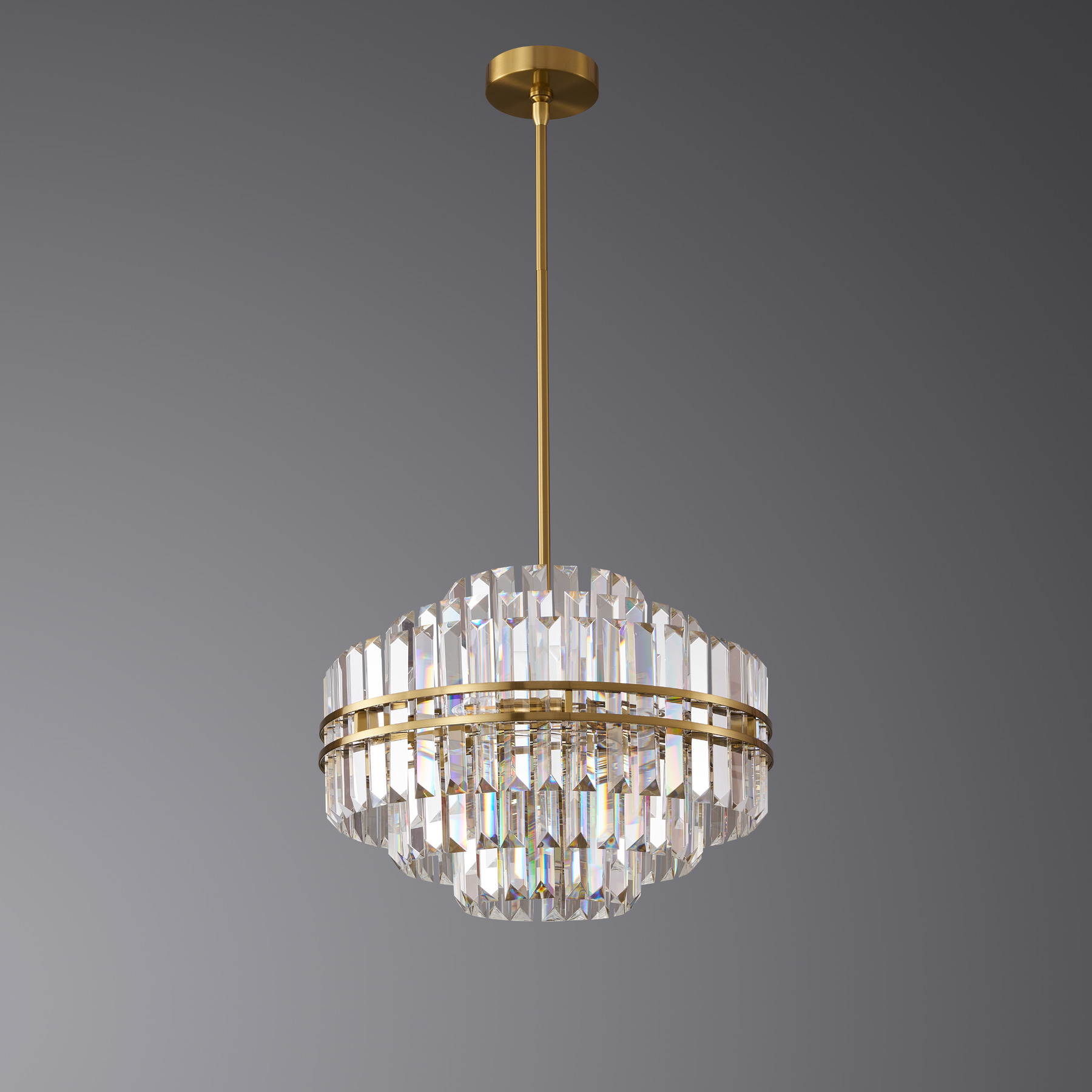 Люстра 5550/D550 Brushed brass. Фото 2