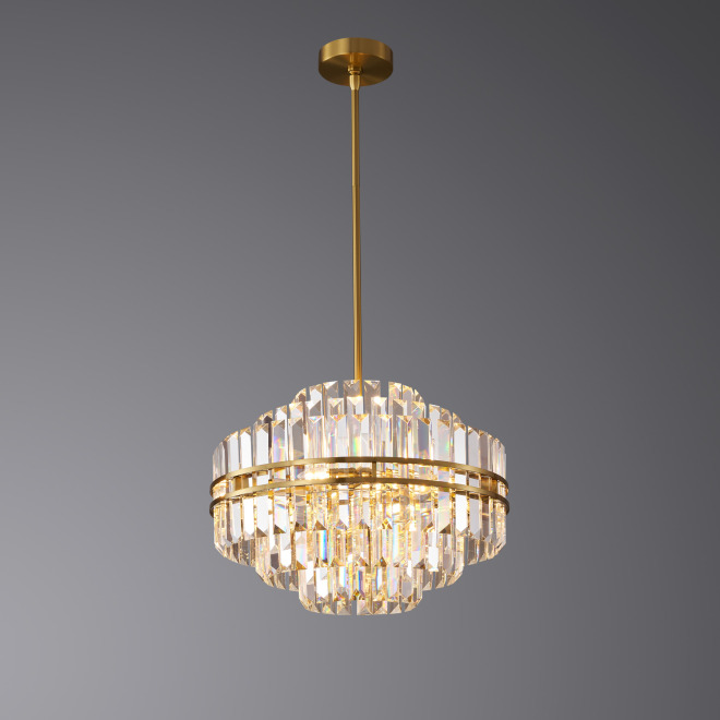 Люстра 5550/D550 Brushed brass