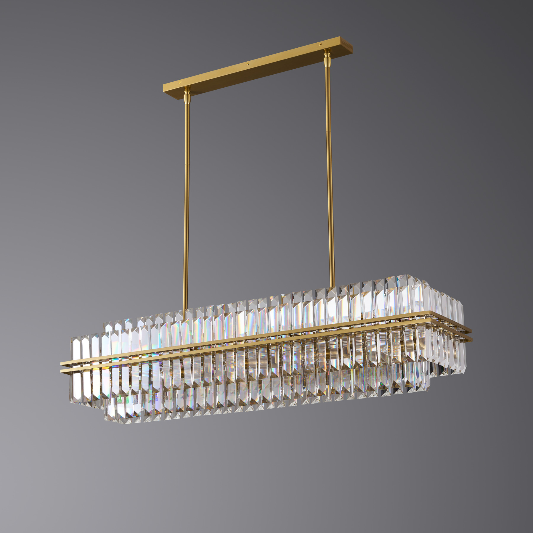Люстра 5550/L1200*280 Brushed brass. Фото 2