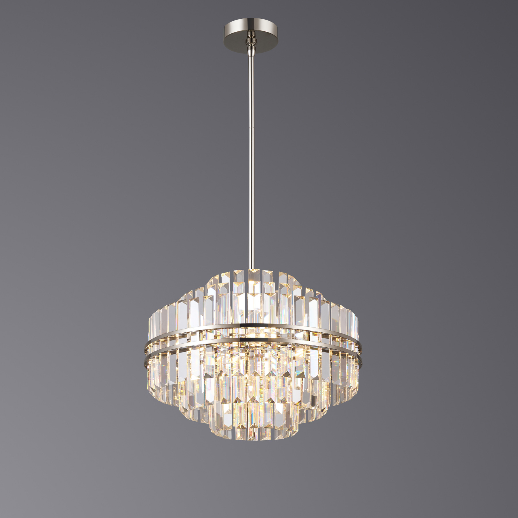 Люстра 5550/D550 Polished Nickel
