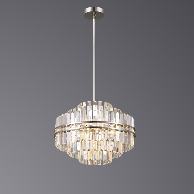 Люстра 5550/D550 Polished Nickel