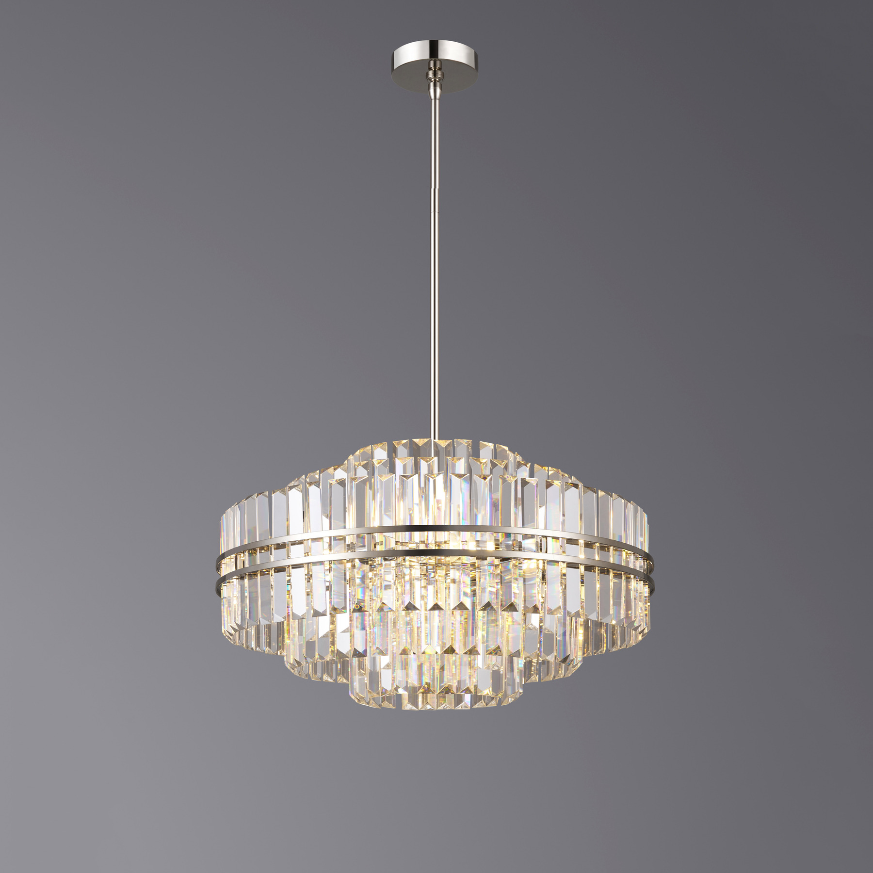Люстра 5550/D700 Polished Nickel