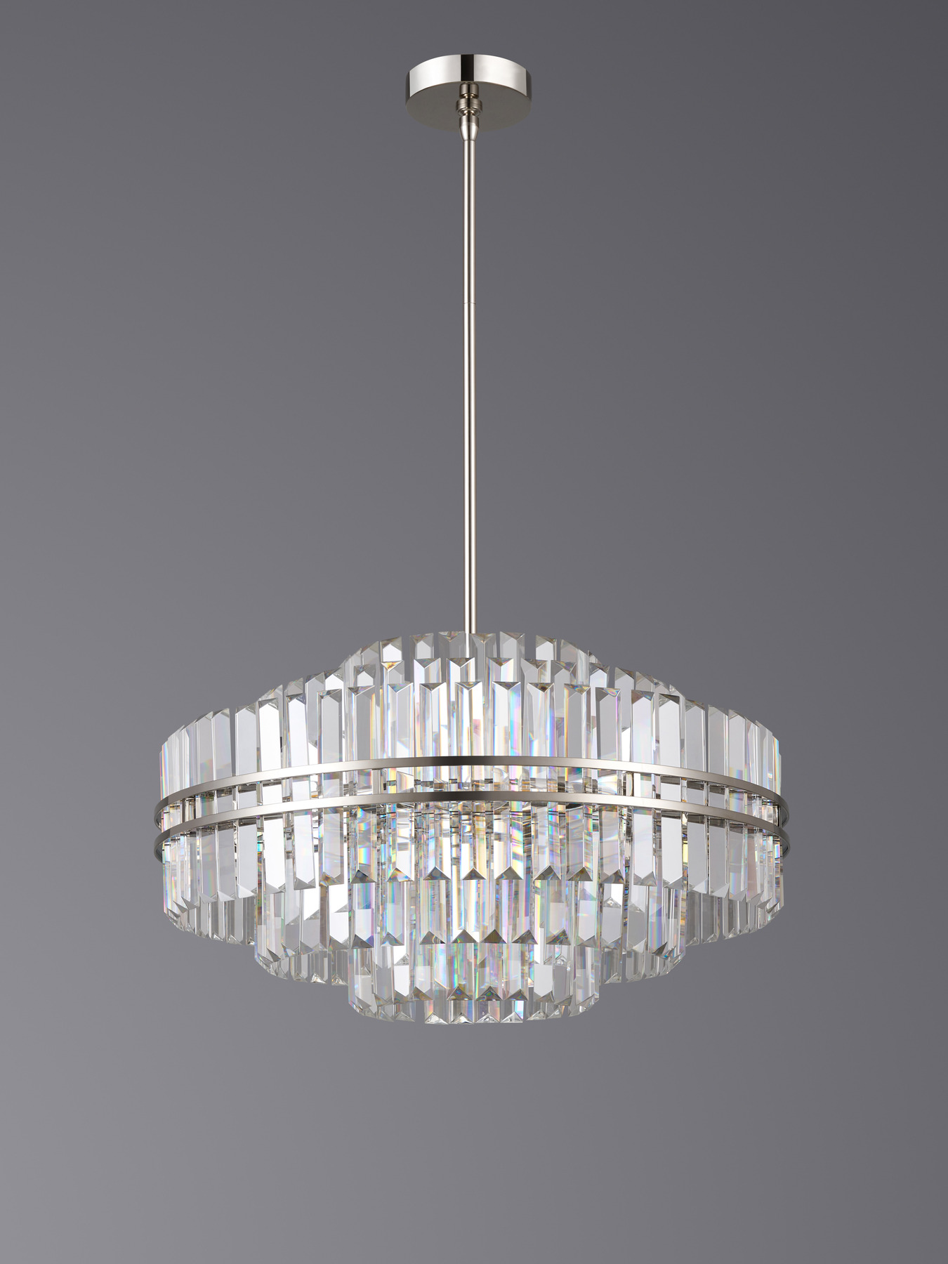 Люстра 5550/D700 Polished Nickel. Фото 2