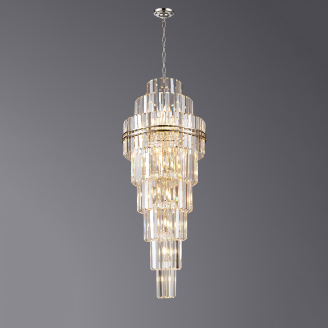 Люстра 5550/D610*H1680 Polished Nickel