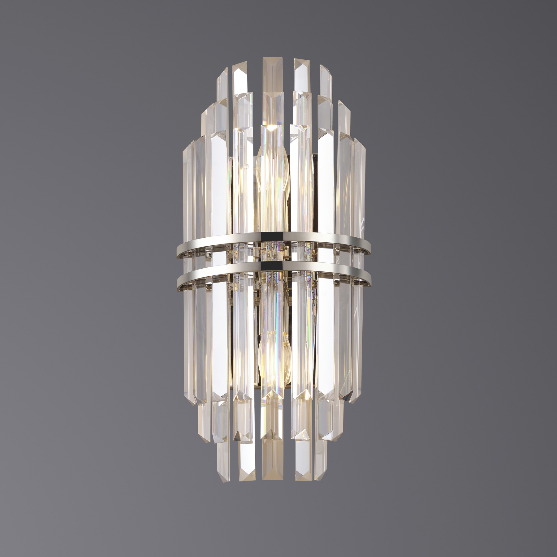 Бра 5550/WH440 Polished Nickel