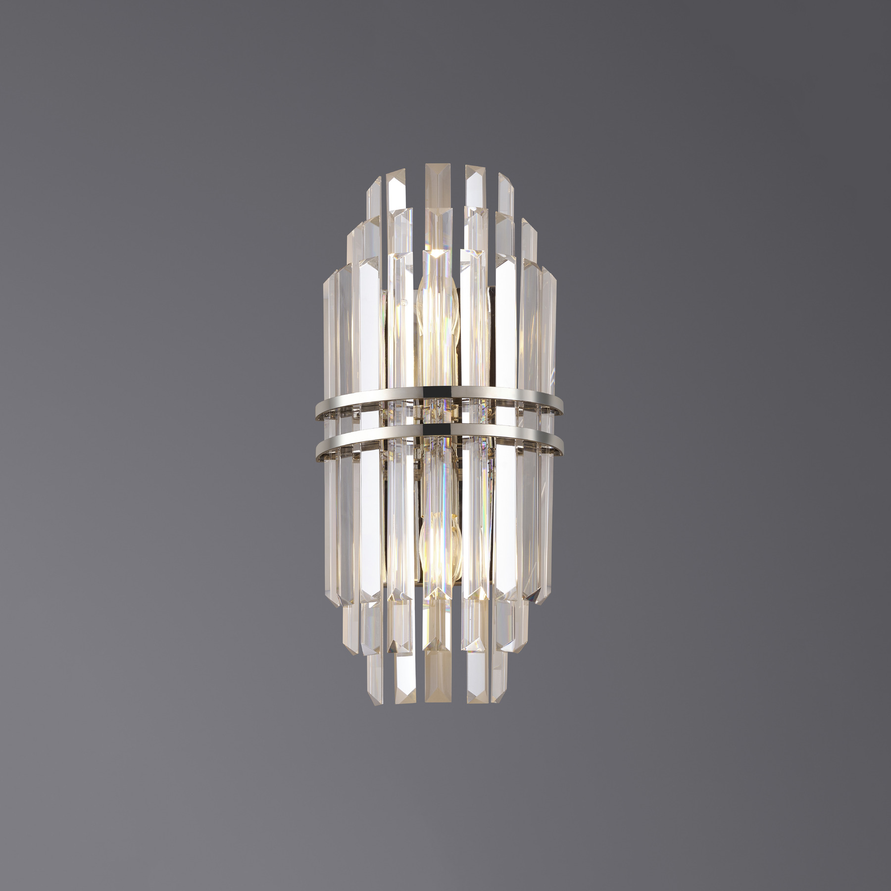 Бра 5550/WH440 Polished Nickel