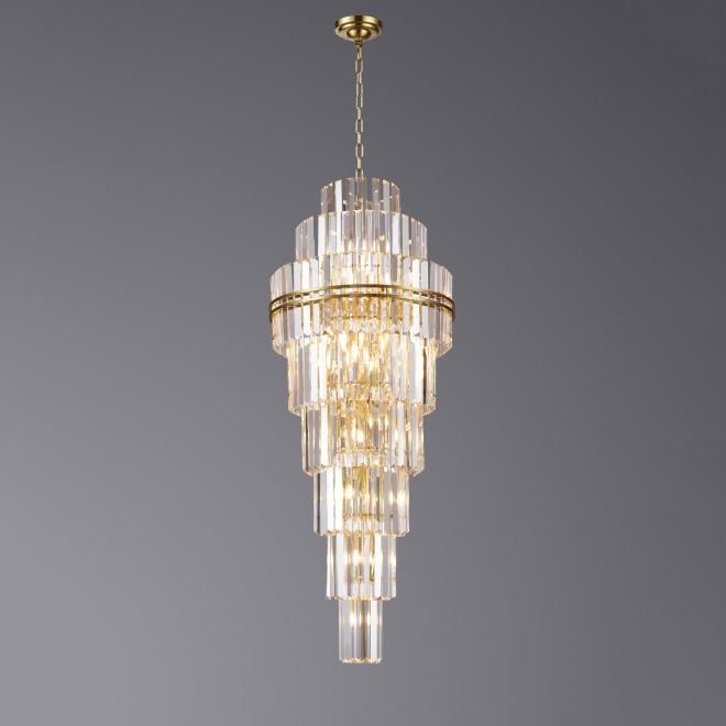 Люстра 5550/D610*H1680 Brushed brass