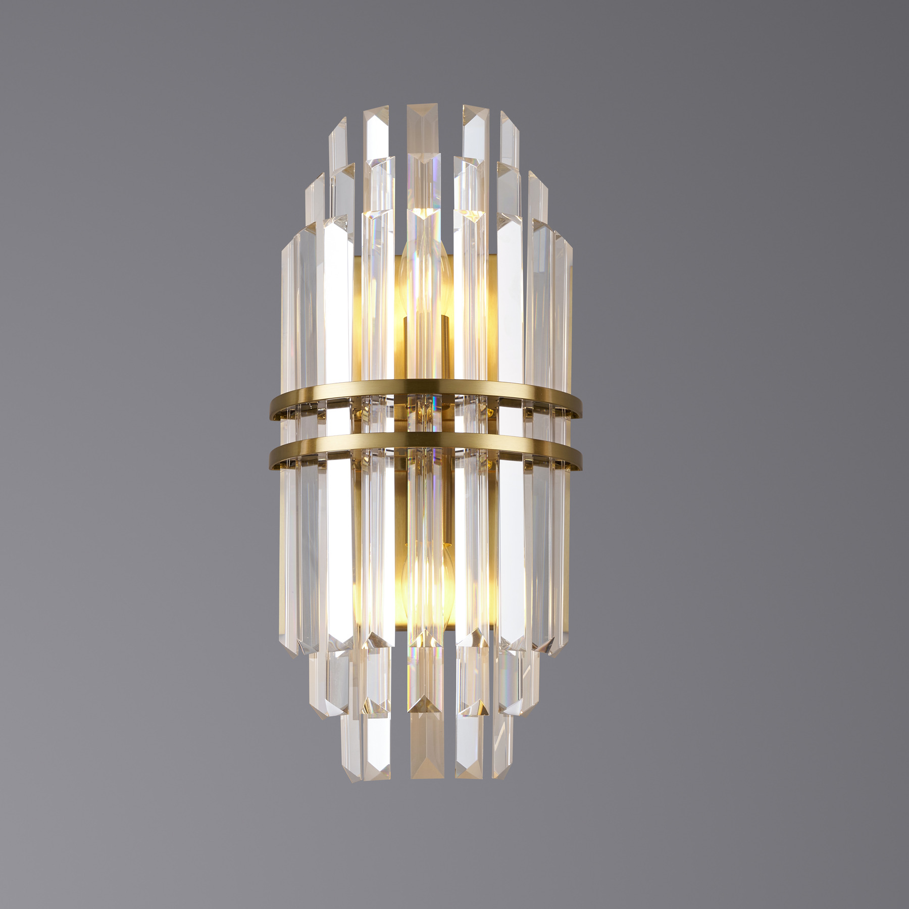 Бра 5550/WH440 Brushed brass
