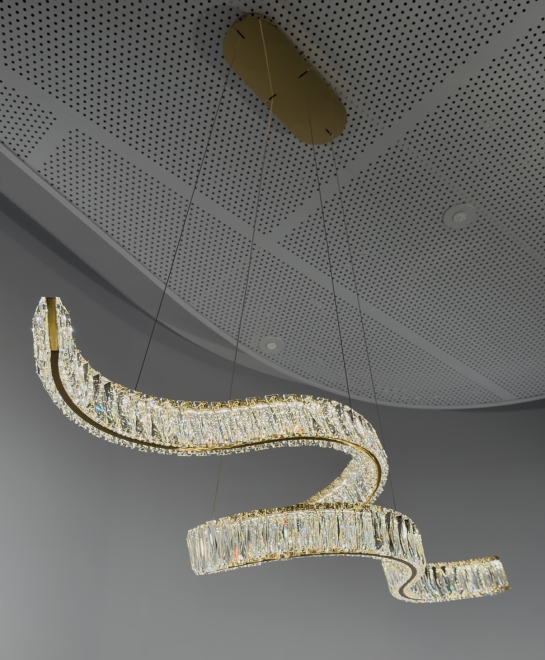 Люстра H89651-1200- Gold
